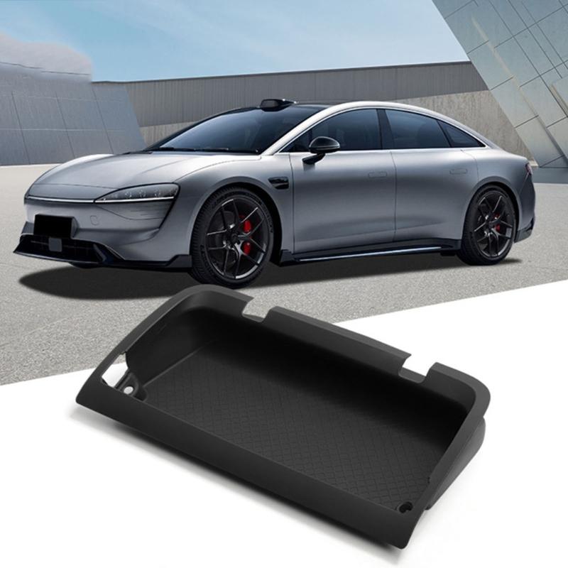 Soft Pad Auto Interior Accessories Silicone Mat Passenger Side Storage Organizer Pad Glove Box Insert Tray for LUXEED