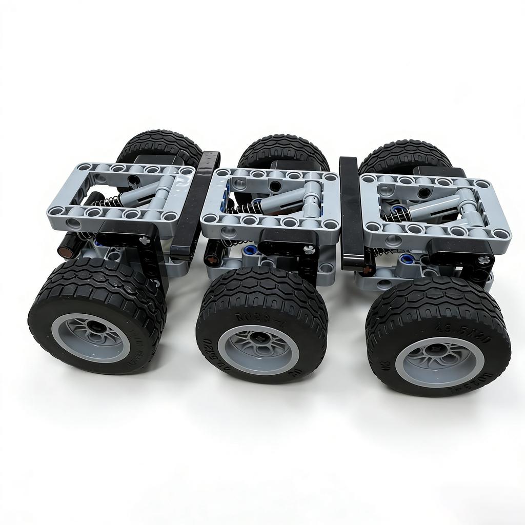 119Pcs Moc High-Tech Car Wheels Set Building Block Diy Technical Tow Truck Assembly Bricks Toy