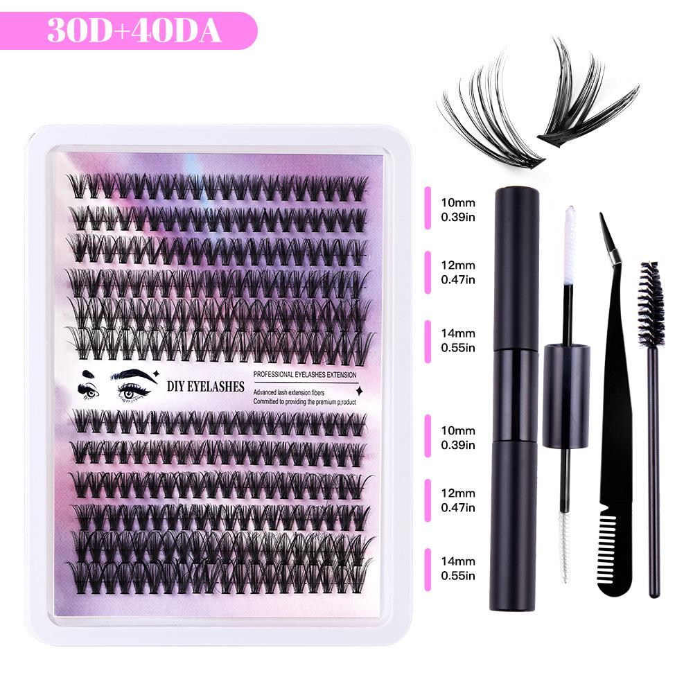 240 trsů 3040D umělých řas: 10-14mm DIY Přírodní Husté Segmentové Řasy