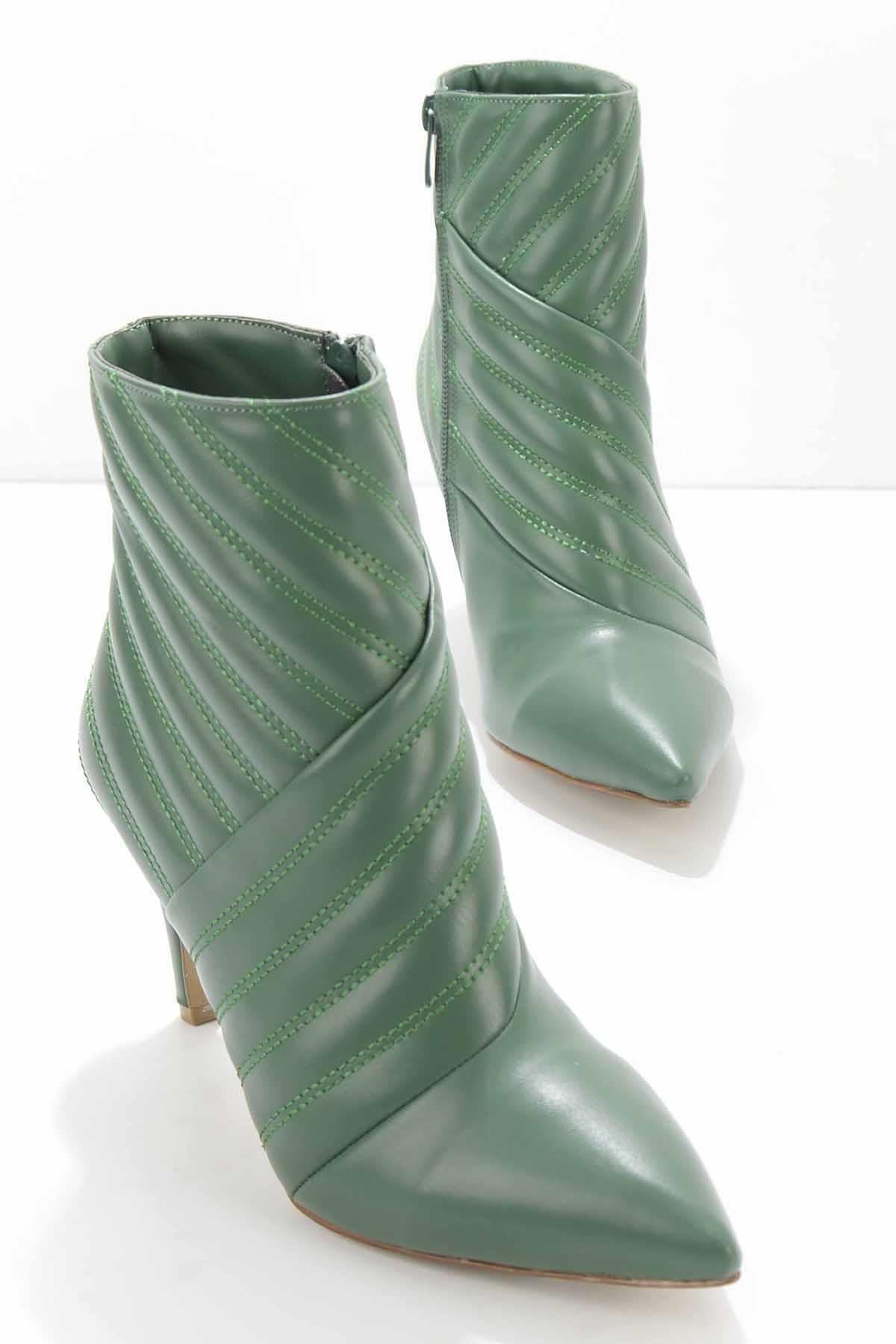 

Women Modern Stylish Fashion Green Women Boots & Bootie 36