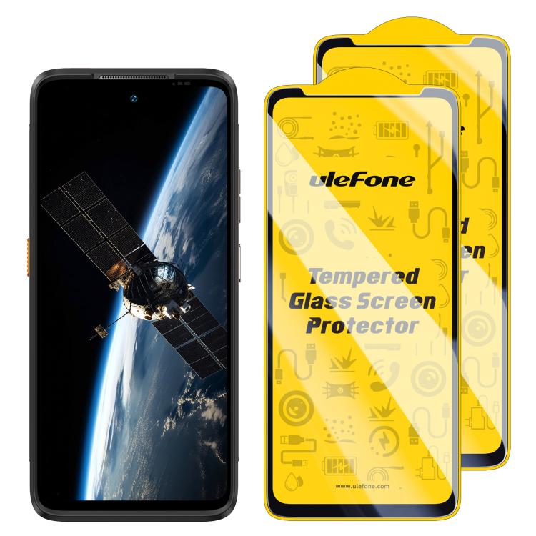 2 pezzi / Confezione Ulefone 9H HD Anti Impronta Vetro Temperato Proteggi Schermo