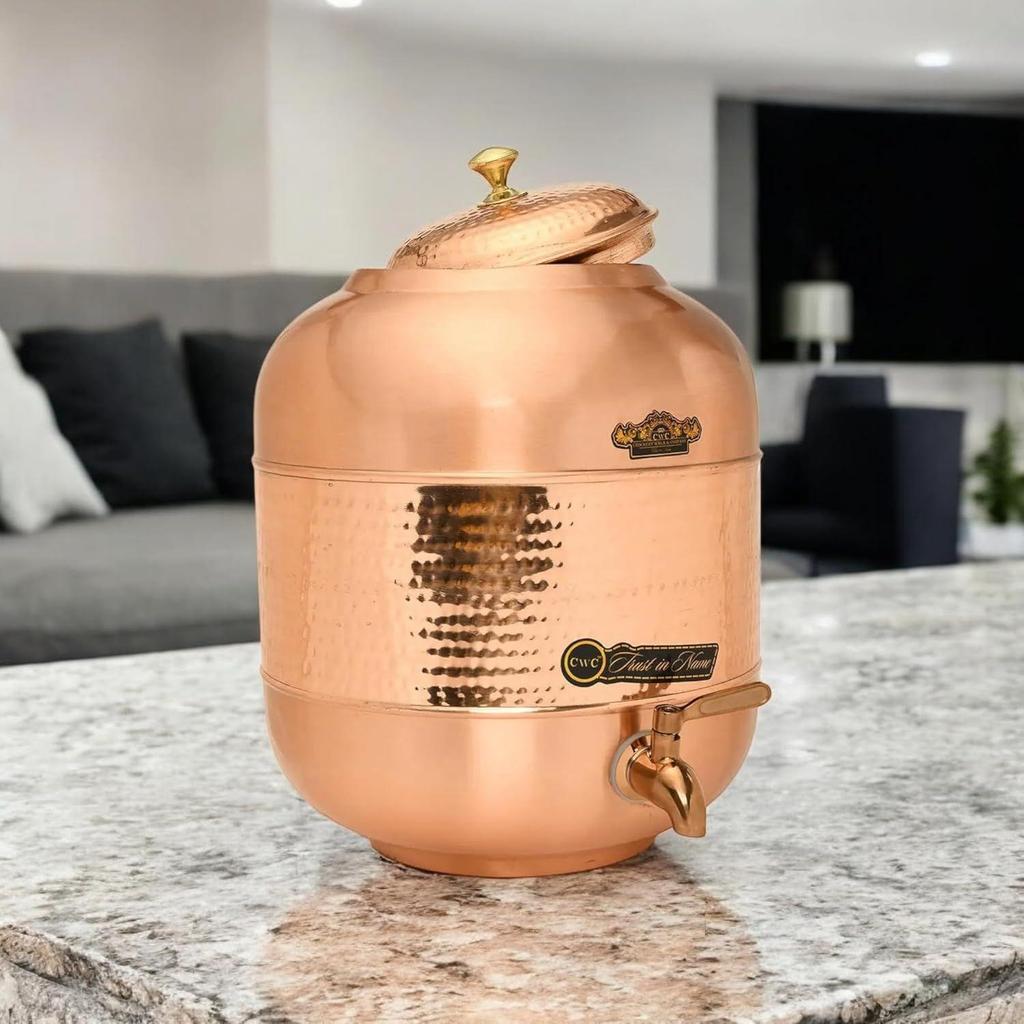 Dispensador de Cobre Puro de Diseño 16 litros por Crockery wala and Company