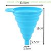 Food Grade Silicone Funnel Mini Silicone Folding Funnel Practical Kitchen Liquid Dispensing Mini Funnel Portable Kitchen Tools