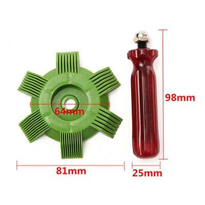 Air Conditioner Fin Repair Comb Cooler Condenser Compact Refrigeration Tool 1 * Fin Comb+1 * Condenser Cleaning Comb