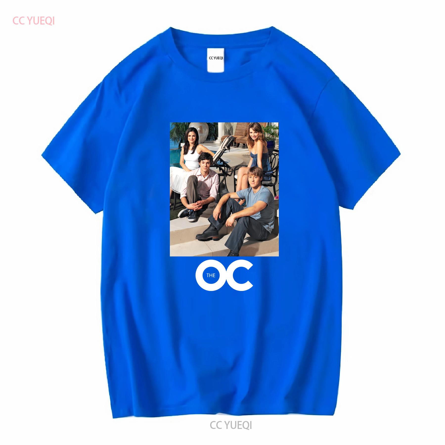 

the oc cast photo unisex cotton fandom tee seth summer marissa ryan oversized graphic fan T Shirt long or short sleeves Stylish 2XL