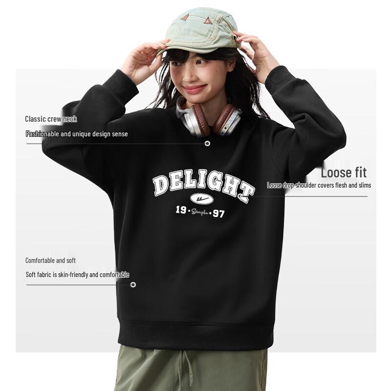 Warrior Women's Casual Round Neck Long Sleeve Sweatshirt