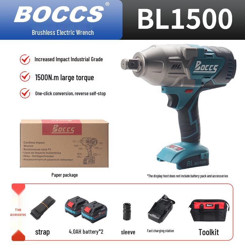 Cordless Multi-Functional Brushless Impact Wrench & Electric Screwdriver Set