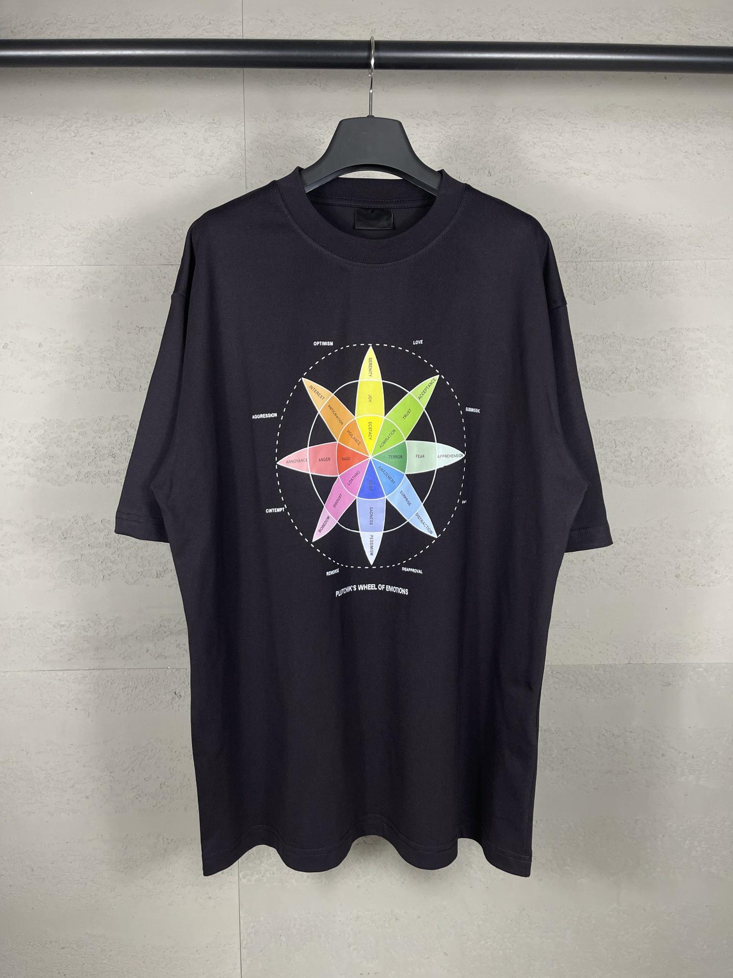 

Футболка свободного кроя с коротким рукавом Paris 2024 Colorful Compass унисекс Large темно-фиолетового