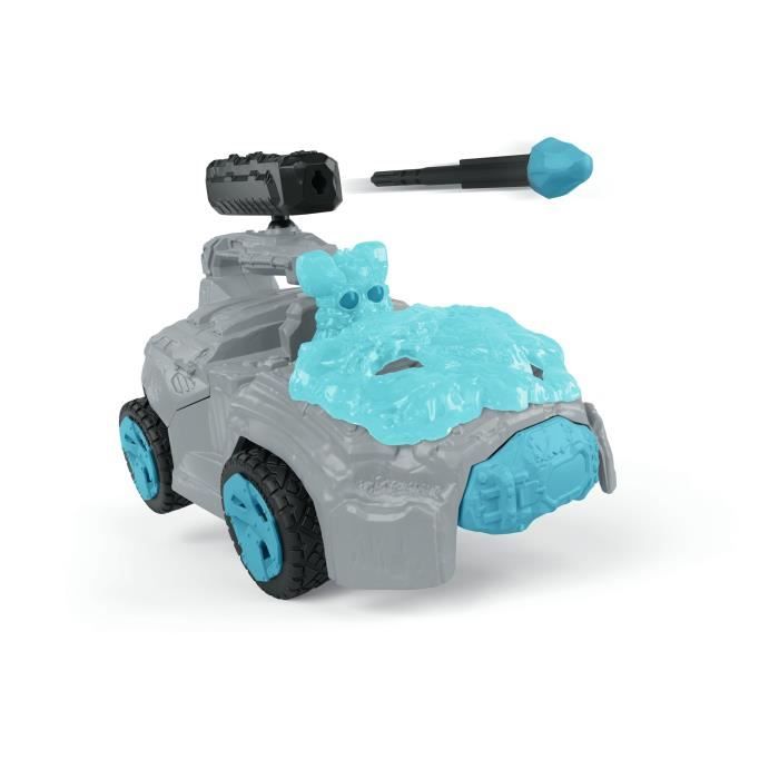 Schleich - 42669 eldrador creatures crashmobile de glace avec mini creature - coffret voiture avec figurine fantastique