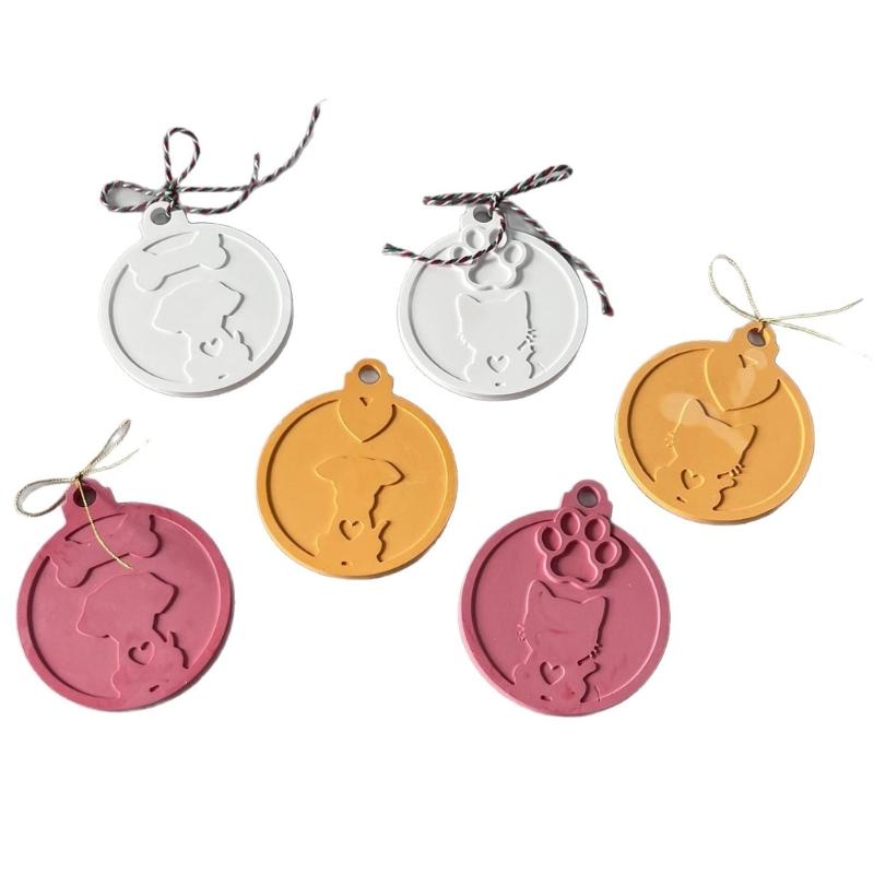 Kreative Haustieranhänger Silikonformen für Resin-Basteln, leichtes Entformen, Resin-Schmuck Silikonform für handgemachten Schlüsselanhänger
