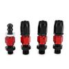 Universal Adjustable Car Fuel Pressure Regulator Kit w  Gauge 100PSI (Black+Red)