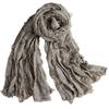 Warm Women Scarf Breathable Neck Warmer Hip Hop Cotton Linen Neckerchie  Office