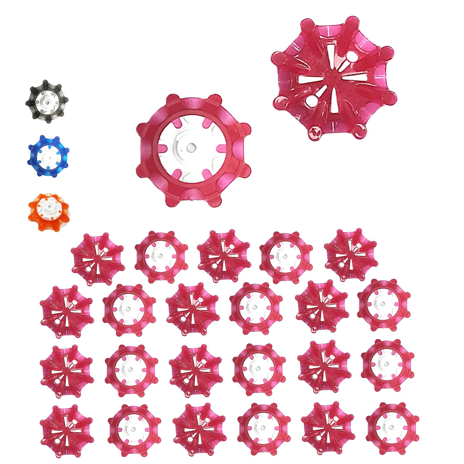 Lofthestar 25 Pieces Golf Shoe Spikes (Soft Spikes) Spikes Golf