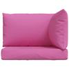 VidaXL Coussins de palette 3 pcs rose tissu Oxford 361790