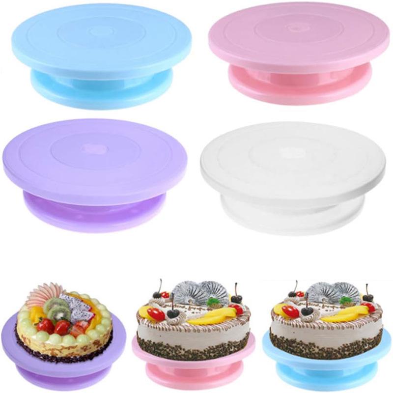 Non-Slip Rotating Cake Turntable for Home Baking and Decorating