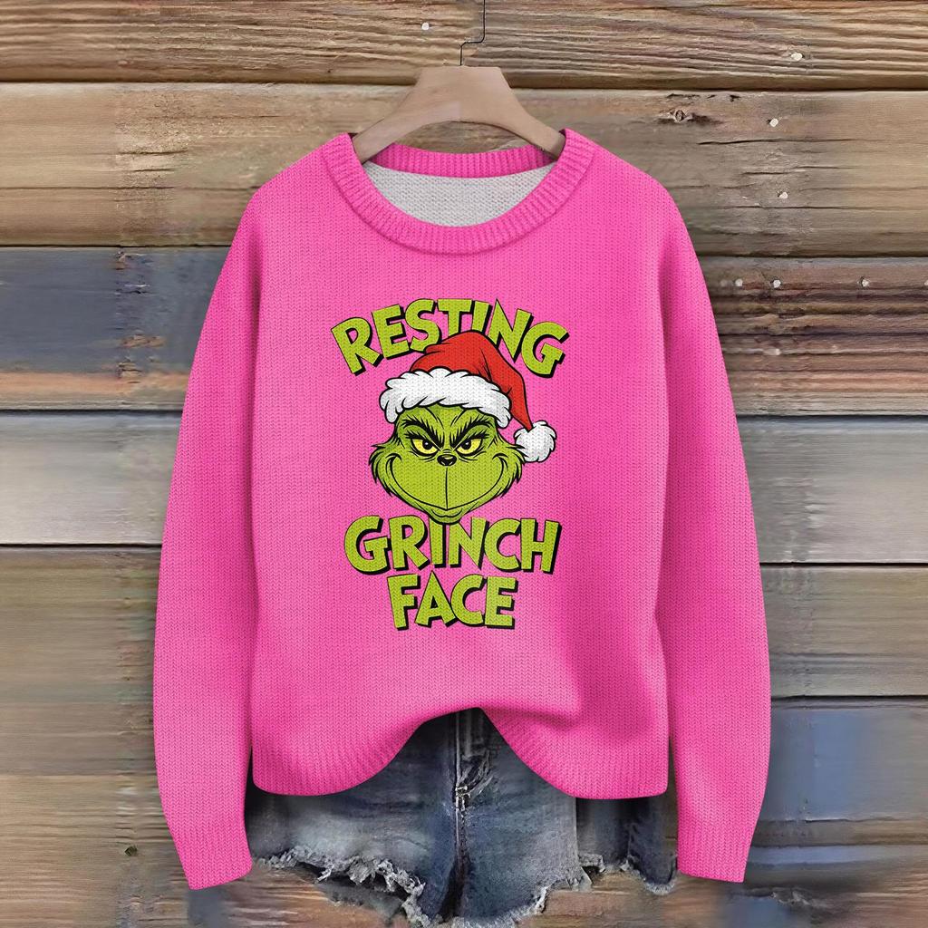 Women's Fashion Casual Long Sleeve Neck Sweater Pullover Top