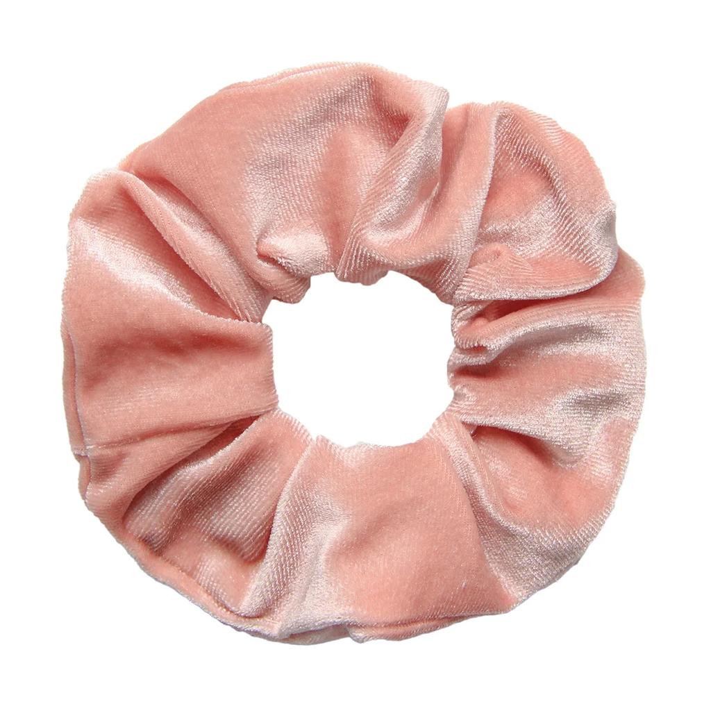 45 Colors Large Vintage Velvet Scrunchies Girls Elastic Hair Bands Ponytail Holder Ties Rubber Bands Fashion Women Accessories
