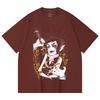 230 Gsm 100% Cotton Demon Slayer V40 Kaigaku Print Unisex Heavy Cotton T Shirt