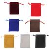 Velvet Dice Bag Tarots Drawstring Bags Jewelry Bag High Quality Flannel Gift Bag 13x18cm/5.12x7.08in