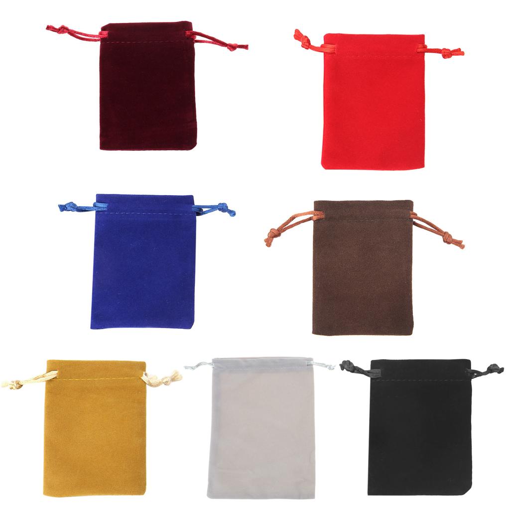 Velvet Dice Bag Tarots Drawstring Bags Jewelry Bag High Quality Flannel Gift Bag 13x18cm/5.12x7.08in