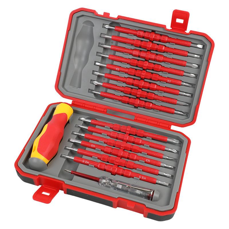 

29-in-1 multi-function screwdriver set - precision repair tool, cross/square head for home/electronic/automatic maintenance