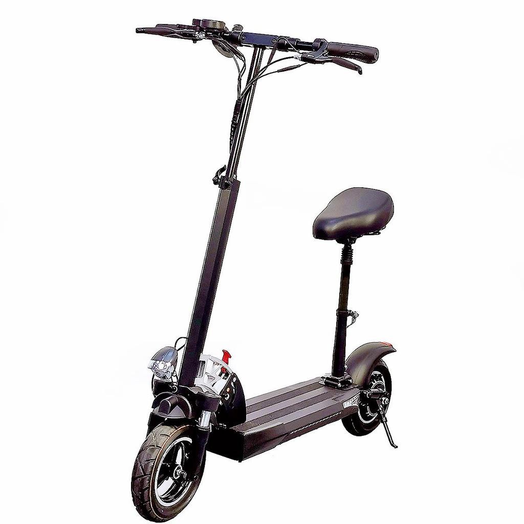 Electric Scooter With Seat EMOKO 10" 800W Motor 48V 15AH Max Range 50Km Top Speed 45Km/h Black HVD-3