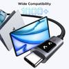 UGREEN Uno Type C kaabel 100W/5A PD3.0 ülikiire laadimine E-maker kiip LED naeratuse visualiseerimine nailonpunutis Kõrge vastupidavus USB C to USB C ühilduv w