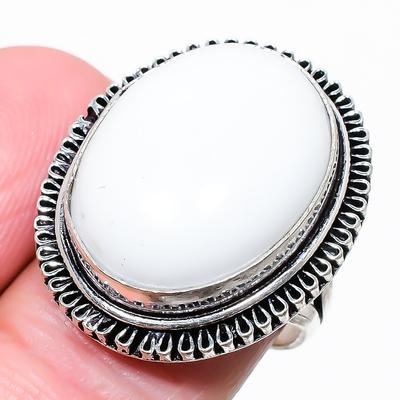 Δαχτυλίδι Κοσμήματα Ασήμι 925 Δάκρυ Φεγγαρόπετρα Ουράνιο Τόξο Μέγεθος 7 S5t65