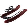 Rear Bumper Lights for Toyota Innova 2016 2017 2018-2021 Back Fog Light Lamp Lamps Brake Reflector LED 3-1 In