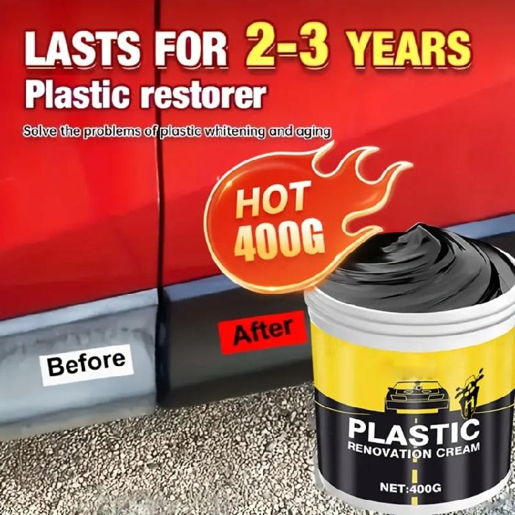 Plastic Restore Revitalizer Plastic Renovator Longlasting Coating For Car Rubbers Refurbish Auto Detailing Cleaner