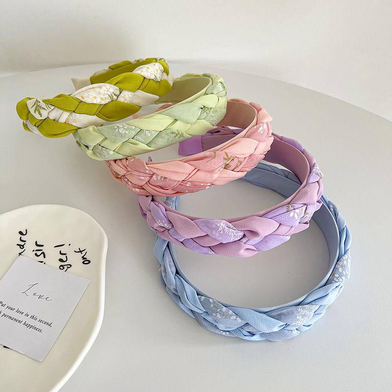 

Женский головной убор, аксессуары для волос, повязка на голову для сладкой плиссированной шпильки, мода