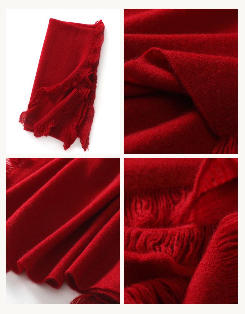 Stylish Cashmere Tassel Scarf for Women – Soft, Warm, and Artistic for Autumn/Winter