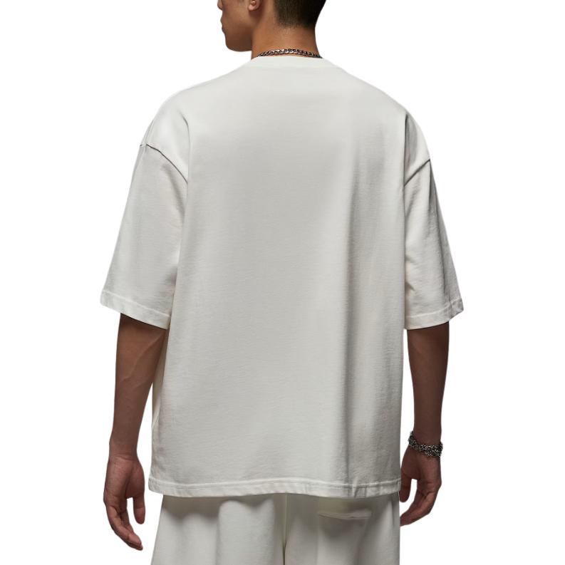 Jordan Flight Essentials Oversized Air Solid Color Comfortable Short Sleeve T-Shirt Men Tops IB7346133