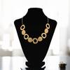 Personalized Exaggerated Necklace, Concentric Ring Fashion Alloy Accessories
