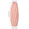 1Pcs Flower Vase Nordic Style Modern Simple Creative Desktop Decoration White Suitable for Fresh Silk Flowers Ornament