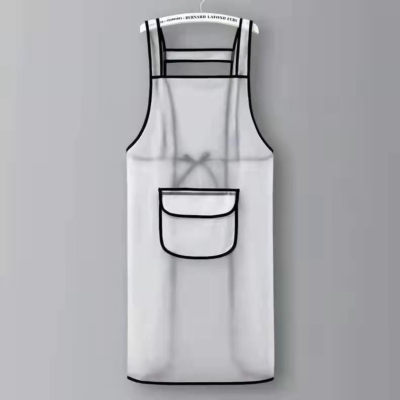 Customized Waterproof TPU Apron with Logo - Transparent and Oil-resistant