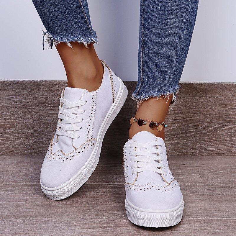 Spring/Summer 2025 New Canvas Shoes for Women Fashionable Trendy Flats Large Sizes Comfortable Women's Shoes