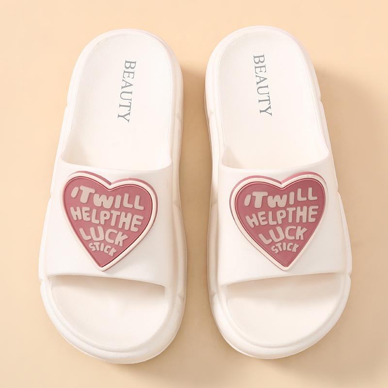EVA Summer One-word Drag Increases the Height of 6 Cm Thick-soled Slippers for Women To Wear Non-slip and High-cool Slippers
