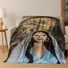 2026 Lana Del Rey Lizzy Grant Cantante Arte Coperta di Flanella, Morbida e Accogliente Coperta da Divano per Casa Camera da Letto Letto Divano Picnic Ufficio Coperta