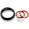 15/50Pcs White/Red/Black O Ring Seal Gasket Thickness CS 2mm OD5mm~60mm Silicone Gasket O-ring Insulated Sealing Round Washer