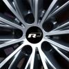 2026 Hot For VW VOLKSWAGEN 4pcs 56/60/65mm Car Wheel Center Stickers for Volkswagen Rline Golf Scirocco Variant Touareg Lamando 