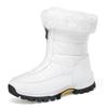 Women's High-Top Winter Snow Boots - Thickened, Velvet Warm, Mid-Tube, Large-Size Cotton Short Boots