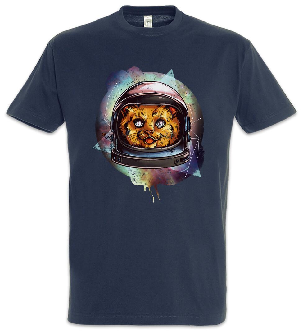 Space Cat I T-Shirt Mens Womens Tees Top Astronaut Cats Love Space Planets Cosmos Addiction Fun 3XL