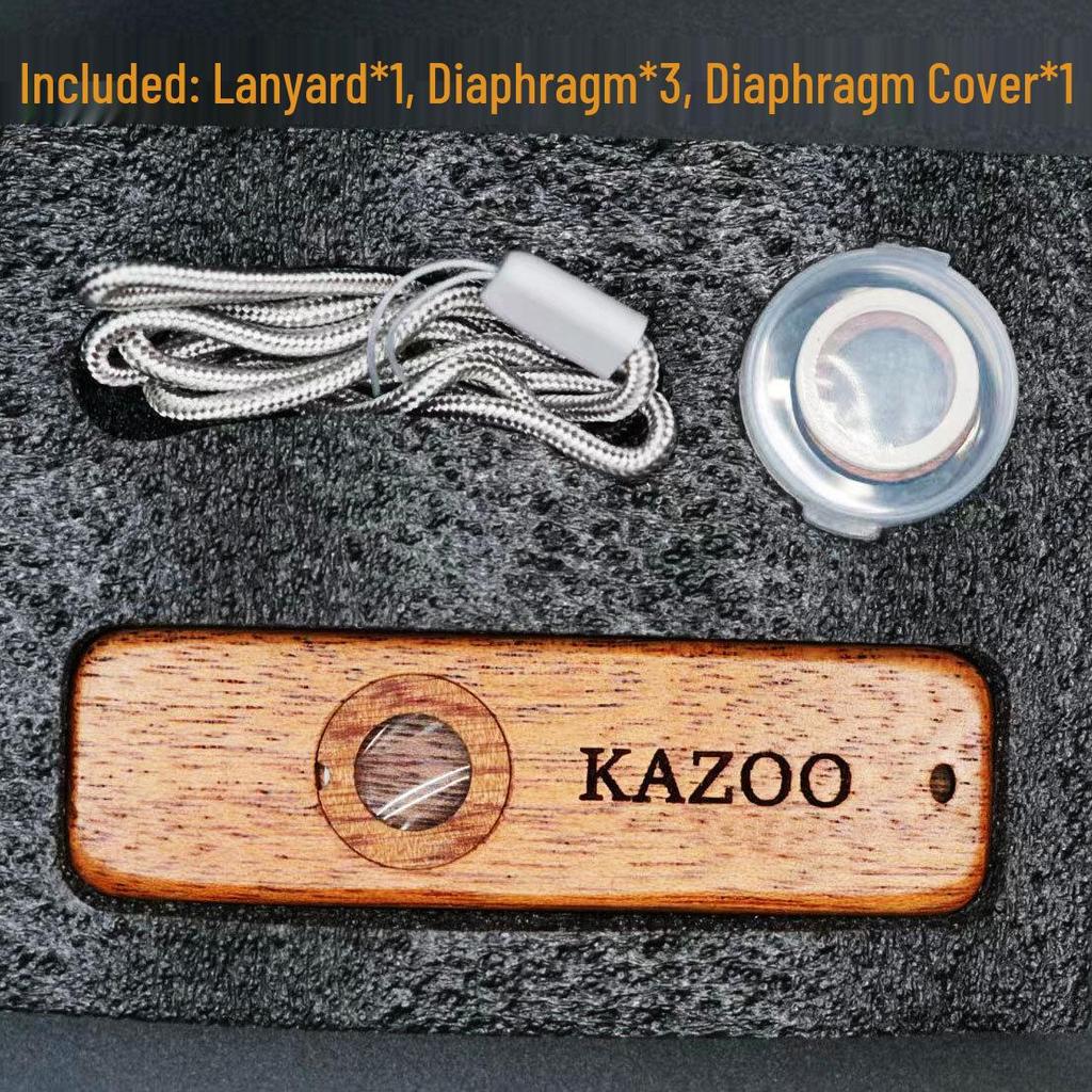 Profesionální dřevěné kazoo pro kytarový doprovod