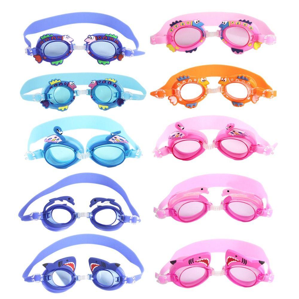 UV Protection Kids Swimming Goggles With Earplugs Eyeglasses Swimming Eyewear  Children