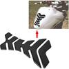 Bensintankskydd, Kolfiber Motorcykel Bensintankskydd Klistermärken Dekaler Universal