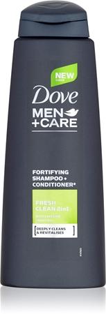 

DOVE Men+care Fresh Clean Шампунь и кондиционер 2-в-1 для мужчин TU прозрачный