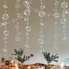 Transparent PVC Ocean Themed Party Decor 2m Party Favor Banners Bubble Hanging Banner  Kids Party