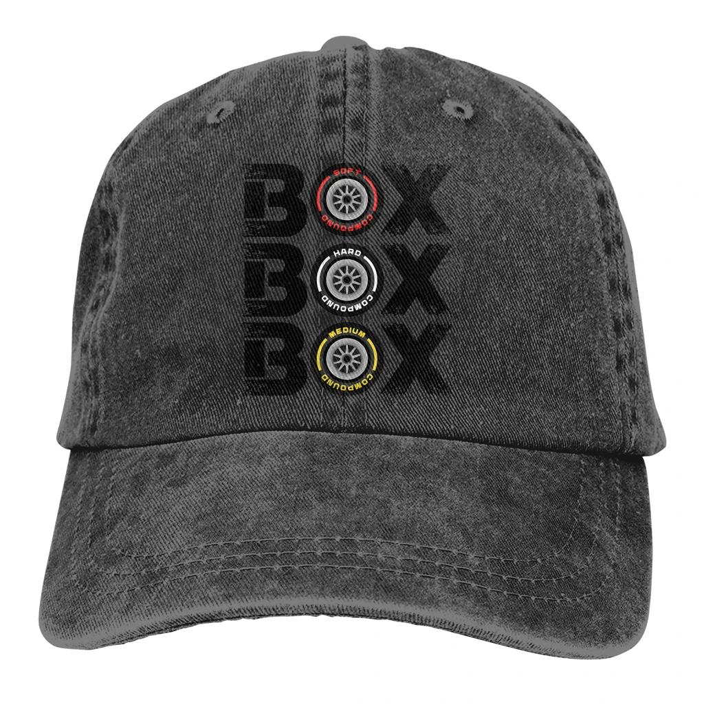 Box Box Box F1 Tyre Compound V2 Baseball Cap Men Formula 1 F1 Caps colors Women Summer Snapback Caps