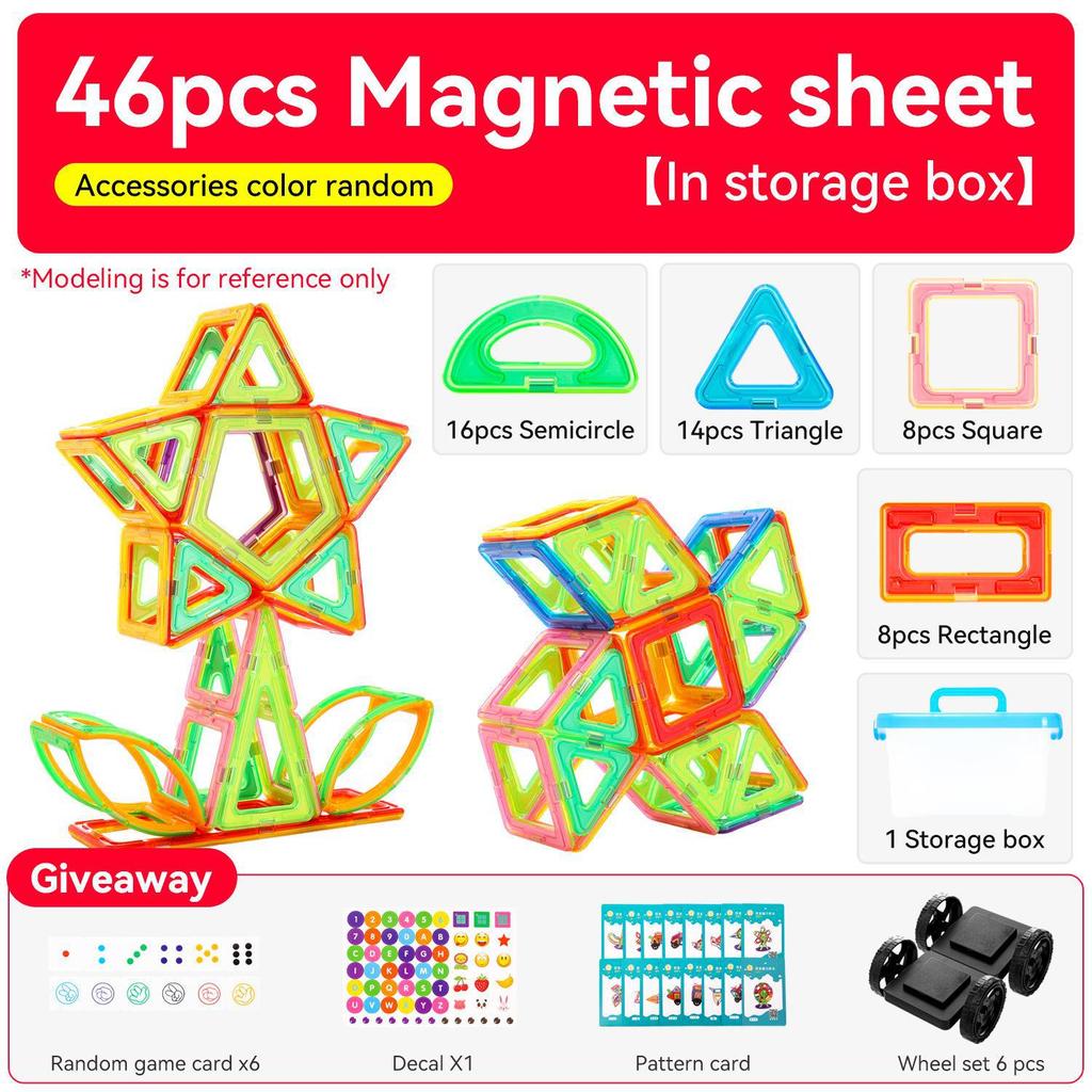 Magnetic Dinosaur Scene Building Blocks - Educational Toys for Boys Ages 3+
